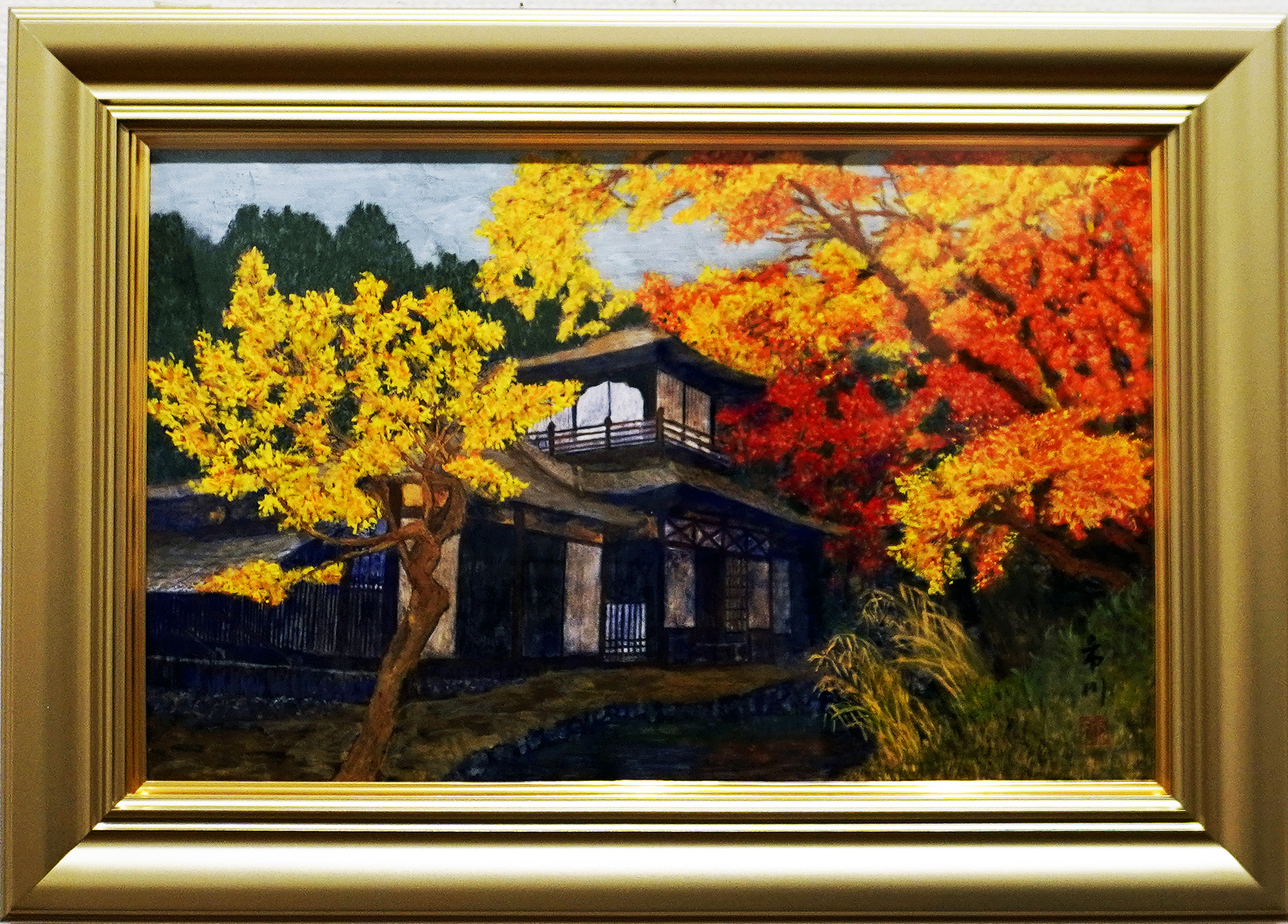 61 「聴秋閣の秋」M10 市川順子